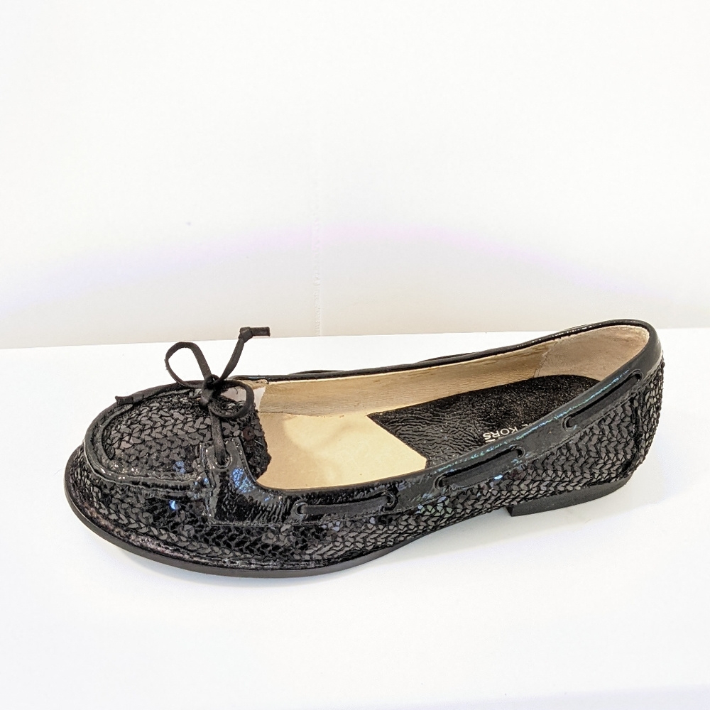 Michael kors leather and sequin loafers - Picture 2 of 16
